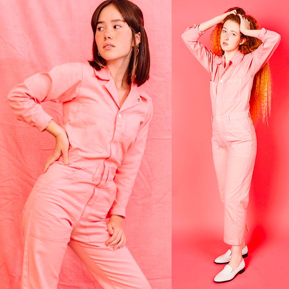 Big Bud Press Everyday Jumpsuit Flamingo Pink 5X